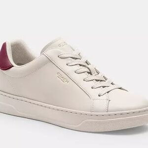 Coach Leather Women's Cream Sneakers Size 6.5 New In Box